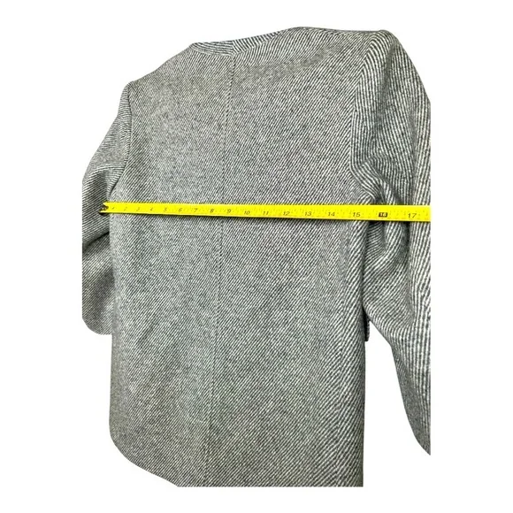 Liliputian Bazaar Best & Co Childs Coat Size 5 Navy Blue Wool Hooded Packets - Picture 9 of 13